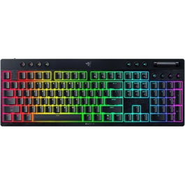 Razer BlackWidow V4 Low-Profile HyperSpeed Teclado Juego USB + RF Wireless + Bluetooth QWERTY Internacional de EE.UU. Negro RZ03-05270100-R3M1