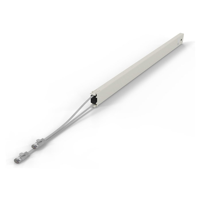 Patchbox Cone46stpsl, Cassette de Red Patchbox.one 46RU (2.5m), Cable Cat 6a U/FTP (STP) Blindado, PoE, Gris