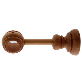 RIEL CHYC Soporte de Madera Extensible 28x205 mm. Nogal