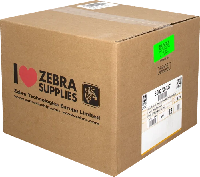 Zebra Z-Select 2000D Etiquetas Térmicas 800262-127 Blanco 57x32mm 2100 Et/Rollo 12 Rollos