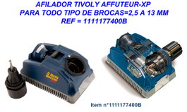 Tivoly Affuteur-XP Afilador para brocas de 2,5 a 13 mm