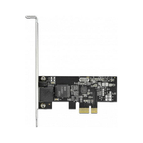 DeLOCK Tarjeta de Red PCI Express x1 2.5 Gigabit LAN 1x RJ45 RTL8125B para PC, 10/100/1000/2500 Mbps, Interna, Windows 10/8.1 DeLOCK Tarjeta de Red PCI Express x1 2.5 Gigabit LAN 1x RJ45 RTL8125B para PC, 10/100/1000/2500 Mbps, Interna, Windows 10/8.1