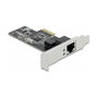 DeLOCK Tarjeta de Red PCI Express x1 2.5 Gigabit LAN 1x RJ45 RTL8125B para PC, 10/100/1000/2500 Mbps, Interna, Windows 10/8.1