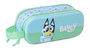 Safta Portatodo Doble 3D Bluey 21x8x6 cm