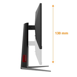 AOC Monitor Gaming 24G4HA 60.5cm (23.8") 1920x1080, 200Hz, 1ms GTG, Fast IPS, Negro/Rojo, 2xHDMI 2.0, DP 1.4, G-SYNC, FreeSync Premium