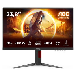 AOC Monitor Gaming 24" Full HD 165Hz 1ms Curvo Altavoces HDMI/DP (24G4HA)