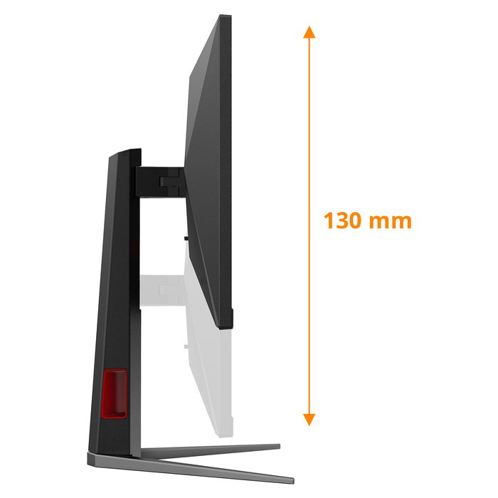 AOC Monitor Gaming 24G4HA 60.5cm (23.8") 1920x1080, 200Hz, 1ms GTG, Fast IPS, Negro/Rojo, 2xHDMI 2.0, DP 1.4, G-SYNC, FreeSync Premium