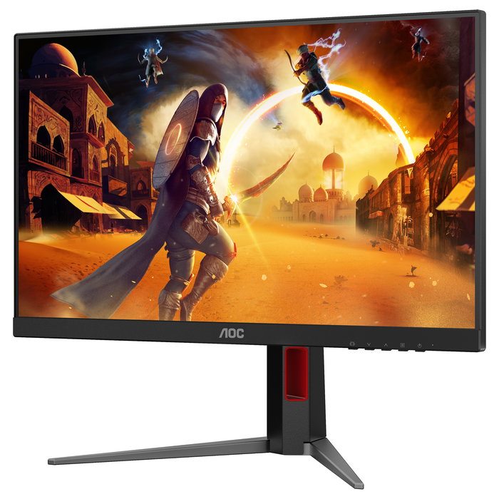AOC Monitor Gaming 24G4HA 60.5cm (23.8") 1920x1080, 200Hz, 1ms GTG, Fast IPS, Negro/Rojo, 2xHDMI 2.0, DP 1.4, G-SYNC, FreeSync Premium