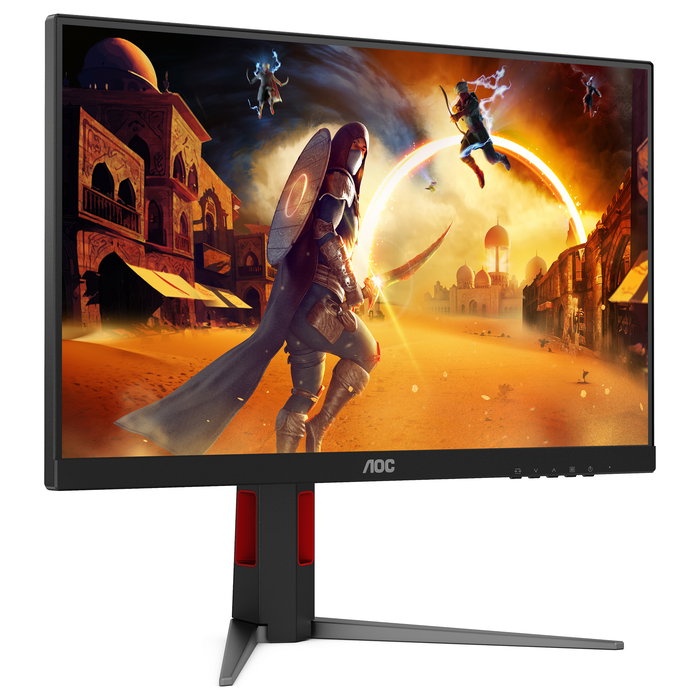 AOC Monitor Gaming 24G4HA 60.5cm (23.8") 1920x1080, 200Hz, 1ms GTG, Fast IPS, Negro/Rojo, 2xHDMI 2.0, DP 1.4, G-SYNC, FreeSync Premium