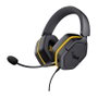 Trust Auriculares Gaming GXT 492BM Carus Batman, Con Micrófono Boom, Circumaural, Negro y Amarillo, Cable 1.2 m, 20-20000 Hz