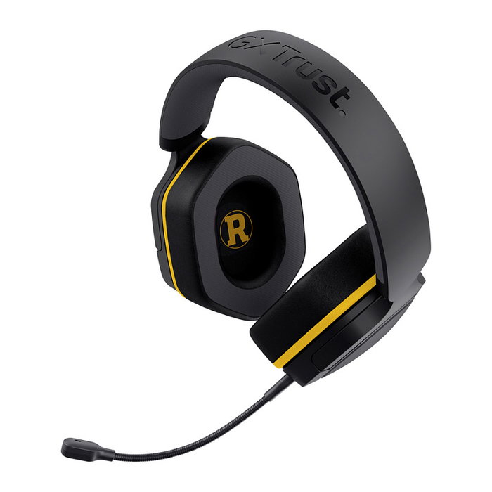 Trust Auriculares Gaming GXT 492BM Carus Batman, Con Micrófono Boom, Circumaural, Negro y Amarillo, Cable 1.2 m, 20-20000 Hz Trust Auriculares Gaming GXT 492BM Carus Batman, Con Micrófono Boom, Circumaural, Negro y Amarillo, Cable 1.2 m, 20-20000 Hz