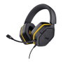 Trust Auriculares Gaming GXT 492BM Carus Batman, Con Micrófono Boom, Circumaural, Negro y Amarillo, Cable 1.2 m, 20-20000 Hz