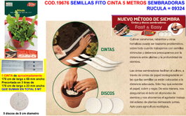 Semillas Fito Rúcula Cinta 5 mt.