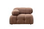 Atelier Del Sofa Sofá 1 Plaza L1 Bouclette Marrón