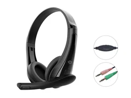 Conceptronic Auriculares POLONA06B3T con Conector Jack 3.5 mm y Cable de 1.8 Metros - Color Negro