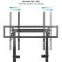 TooQ Soporte de Pared/Suelo Fijo HIPERIÓN FS2280M-B para TV de 55-100" / hasta 120kg