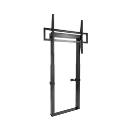 TooQ HIPERIÓN Soporte Suelo/Pared Fijo para Pantallas 55"-100", Negro, 120kg, VESA 200x200-800x600mm, Ajuste Altura 925-1600mm