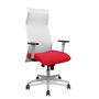 PIQUERAS Y CRESPO Sillón Albacete Mecanismo Sincro Rojo y Blanco