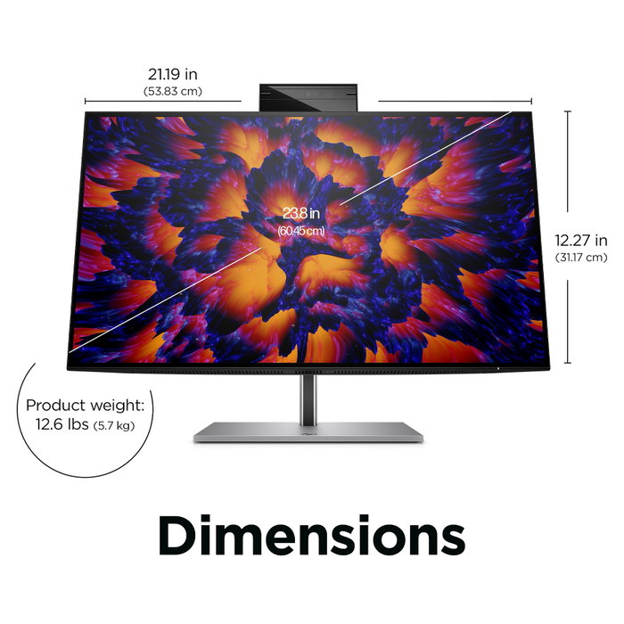 HP Z24m G3 Monitor 24 Pulgadas QHD IPS HDR HP Z24m G3 Monitor 24 Pulgadas QHD IPS HDR
