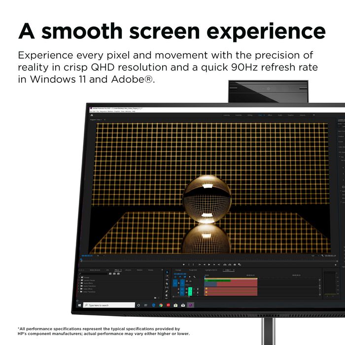 HP Z24m G3 Monitor QHD 23.8 Pulgadas / 60.5 cm con Webcam Conferencia, Altavoces, USB-C 100W, Color Preciso, HDR400, 90Hz, Marco Sin Bordes HP Z24m G3 Monitor QHD 23.8 Pulgadas / 60.5 cm con Webcam Conferencia, Altavoces, USB-C 100W, Color Preciso, HDR400, 90Hz, Marco Sin Bordes