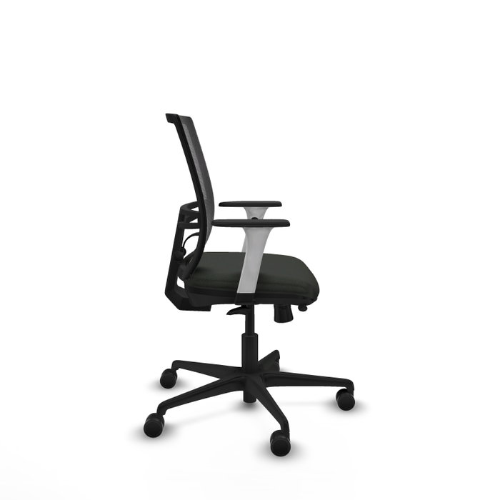 PIQUERAS Y CRESPO Silla de oficina Yunquera con mecanismo Sincro/Traslack, Negro PIQUERAS Y CRESPO Silla de oficina Yunquera con mecanismo Sincro/Traslack, Negro