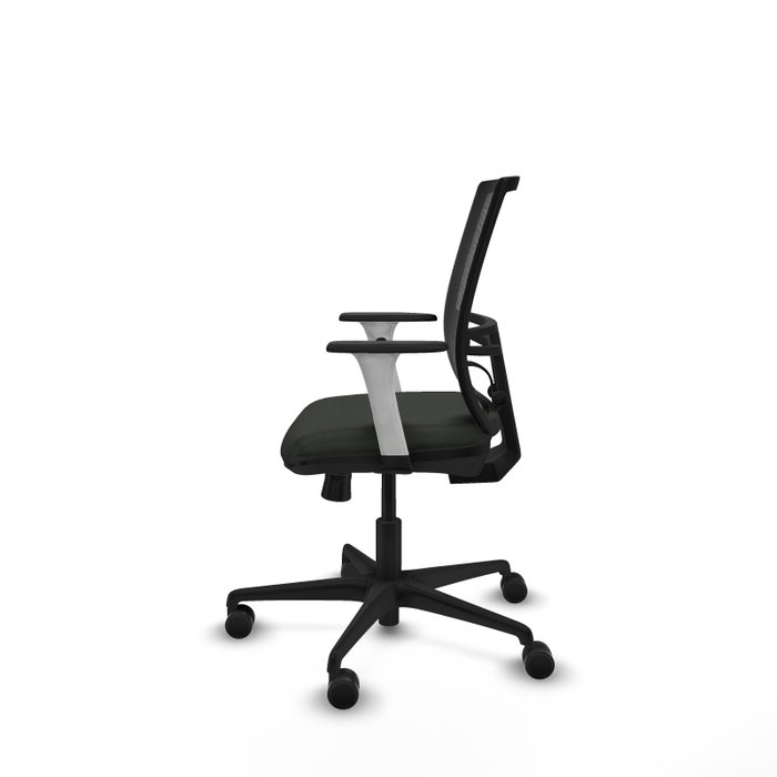 PIQUERAS Y CRESPO Silla de oficina Yunquera con mecanismo Sincro/Traslack, Negro PIQUERAS Y CRESPO Silla de oficina Yunquera con mecanismo Sincro/Traslack, Negro