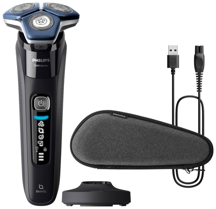 Philips Shaver Series 7000 S7886/35 con 2 accesorios y batería Philips Shaver Series 7000 S7886/35 con 2 accesorios y batería