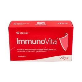 VITAE Inmunovita 60 Cápsulas con Vitamina D3, B6 y Zinc para el Sistema Inmune