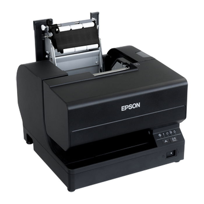 Epson TM-J7700(301) Impresora de Recibos por Inyección de Tinta, Color Negro, Referencia C31CF70301, Incluye Fuente de Alimentación