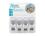 KioKids Pinzas para Muselinas Gris X4