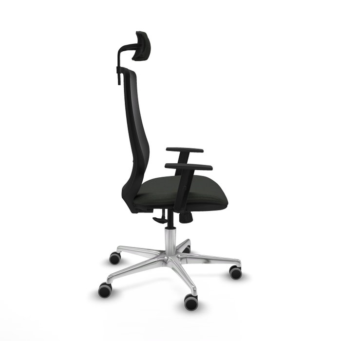 PIQUERAS Y CRESPO Silla de oficina Mardos con mecanismo Sincro, Negro