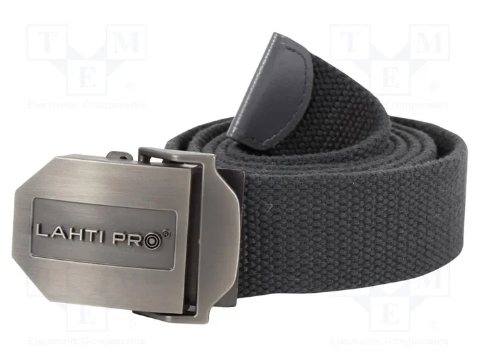LAHTI PRO Cinturón de lona gris para pantalones LAHTI PRO Cinturón de lona gris para pantalones