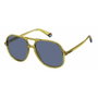 Polaroid PLD-6217-S-40G Gafas de sol con cristal azul y detalles amarillos