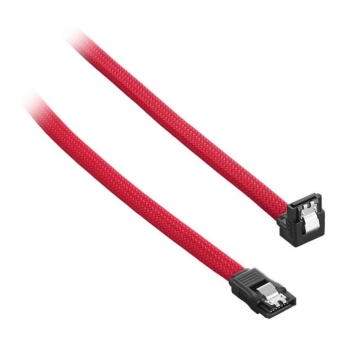 CableMod Cable ModMesh SATA 3 de 60 cm con conector en ángulo recto, rojo