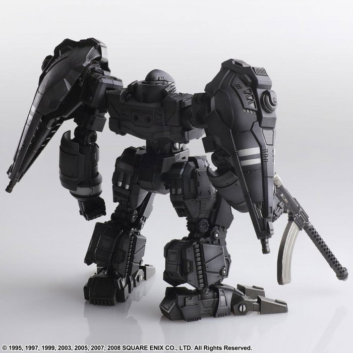 Square Enix - Front Mission Type 11 Raven - Model Kit Wanzer 1/144 - Kit de modelismo MULS-P con ametralladora y calcomanías