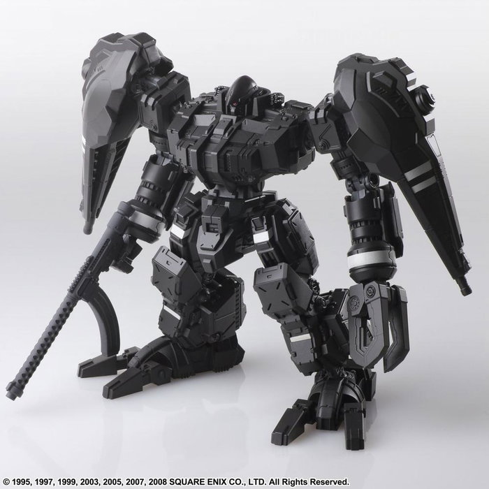 Square Enix - Front Mission Type 11 Raven - Model Kit Wanzer 1/144 - Kit de modelismo MULS-P con ametralladora y calcomanías