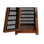 DKD Home Decor Portavelas de Mango y Metal Negro y Natural 15x15x26 cm