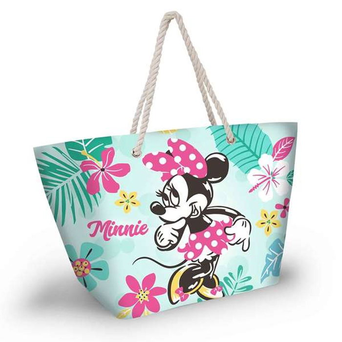 Karactermania Bolsa de Playa Soleil Minnie Mouse Tropic Verde