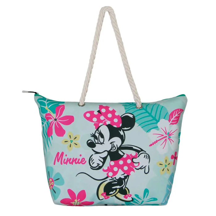 Karactermania Bolsa de Playa Soleil Minnie Mouse Tropic Verde