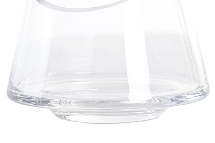 DKD Home Decor Portavelas de Cristal Transparente 11,5x11,5x11 cm