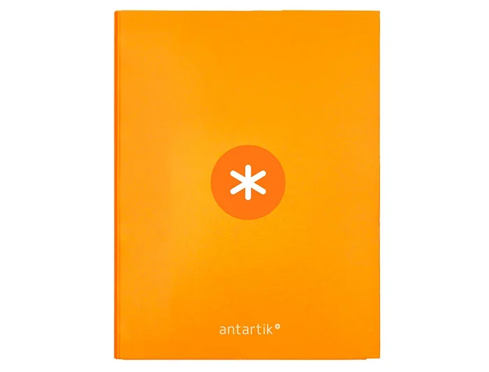 Antartik Carpeta A4 Forrada 4 Anillas 25 mm Redondas Color Mostaza