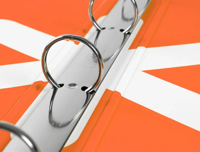 Antartik Carpeta A4 Forrada 4 Anillas 25 mm Redondas Color Mostaza