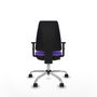 PIQUERAS Y CRESPO Silla de oficina Elche Lila con Brazos 1D