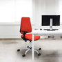 PIQUERAS Y CRESPO Silla de oficina Elche Lila con Brazos 1D