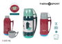 Thermosport Termo de Plástico con Taza 0.65 L (12 Unidades)