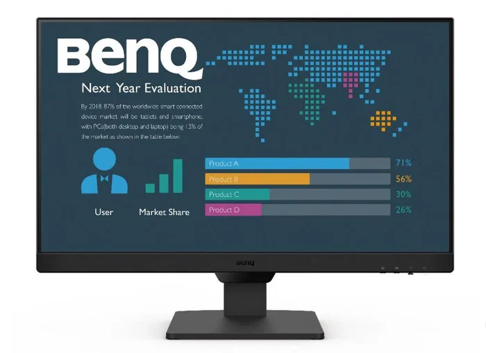 BenQ BL2490 - Monitor LED de 60,5 cm (24") IPS Full HD 100Hz, Negro, 5ms, 2xHDMI, DisplayPort, VESA, Flicker Free y Low Blue Light