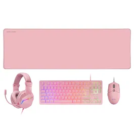 Mars Gaming Pack Gaming MCP-RGB3 4en1: Teclado TKL RGB, Ratón Óptico 3200 DPI, Auriculares FRGB y Alfombrilla XXL