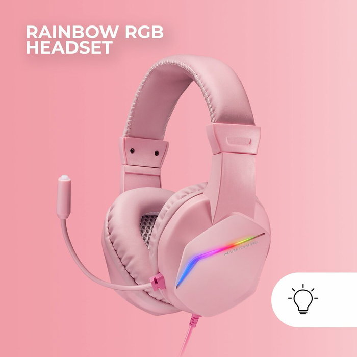 Mars Gaming MCP-RGB3 Pack Gaming 4 en 1 Rosa Mars Gaming MCP-RGB3 Pack Gaming 4 en 1 Rosa