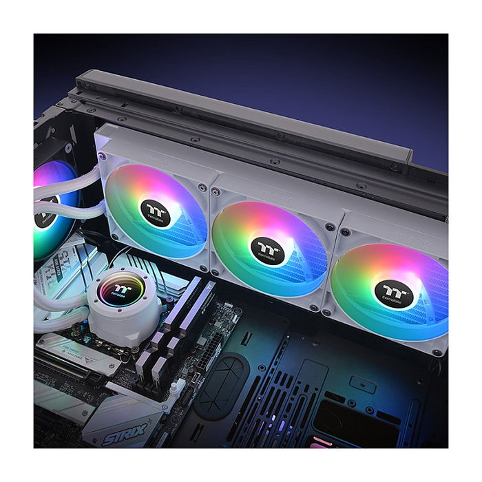 Thermaltake TH420 V2 ARGB Sync All-In-One Liquid Cooler - Snow Edition Blanco Kit Refrigeración Líquida