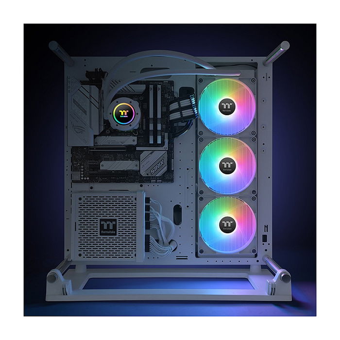 Thermaltake TH420 V2 ARGB Sync All-In-One Liquid Cooler - Snow Edition Blanco Kit Refrigeración Líquida